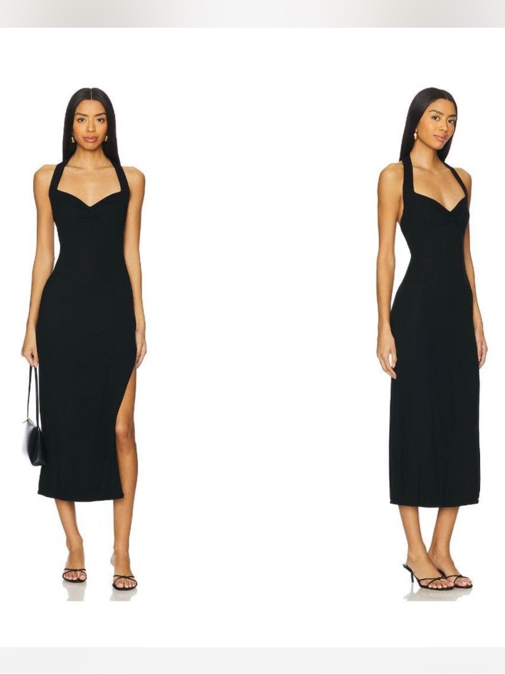 Michael Lauren Sold Out Sweetheart Maxi Dress in Black